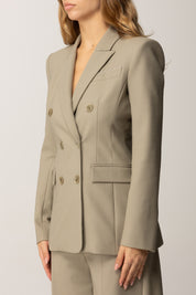 Patrizia Pepe Blazer con Drappeggio 2S1538 A475 WINTER GREIGE