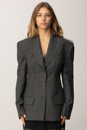 Aniye By Blazer Daliah Stampa Check 181224 STONE CHECK