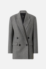 Pinko Blazer Doppiopetto Amora con Revers a Lancia 106099 A2ZU I76
