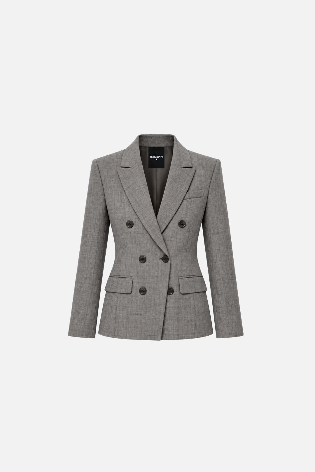 Patrizia Pepe Blazer Doppiopetto Sartoriale 2S0044 C0273 GRAY MELANGE