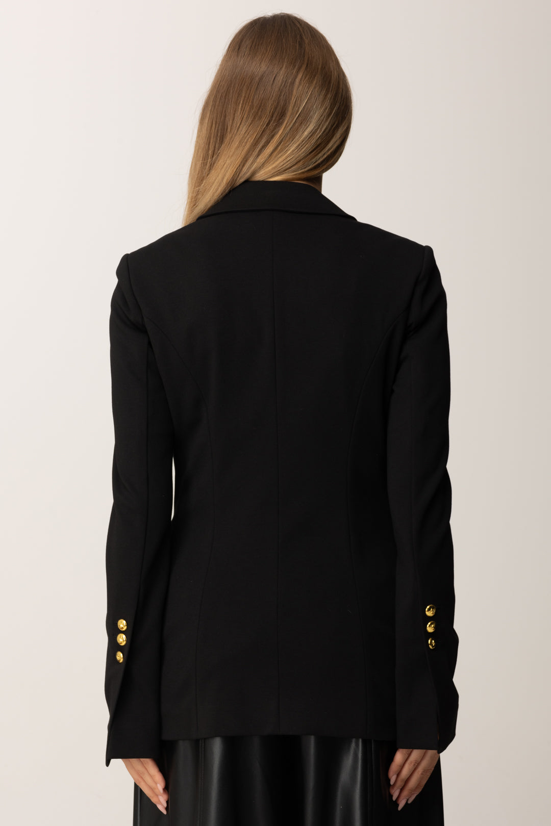 Pinko Donna Blazer Doppiopetto Slim con Dettagli Goldgiacca Donna