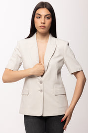 Patrizia Pepe Blazer Mezza Manica 2S1562 A731 FRESH GREY
