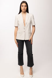 Patrizia Pepe Blazer Mezza Manica 2S1562 A731 FRESH GREY