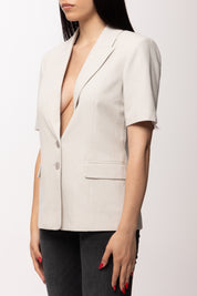 Patrizia Pepe Blazer Mezza Manica 2S1562 A731 FRESH GREY