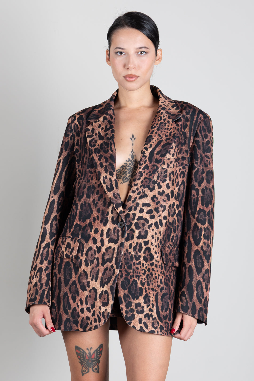 Aniye By Blazer Over Ira Animalier con Rever a Lancia 181322 HOT LEO :AI26