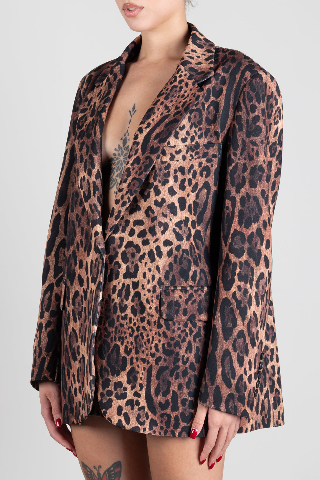 Aniye By Blazer Over Ira Animalier con Rever a Lancia 181322 HOT LEO :AI26