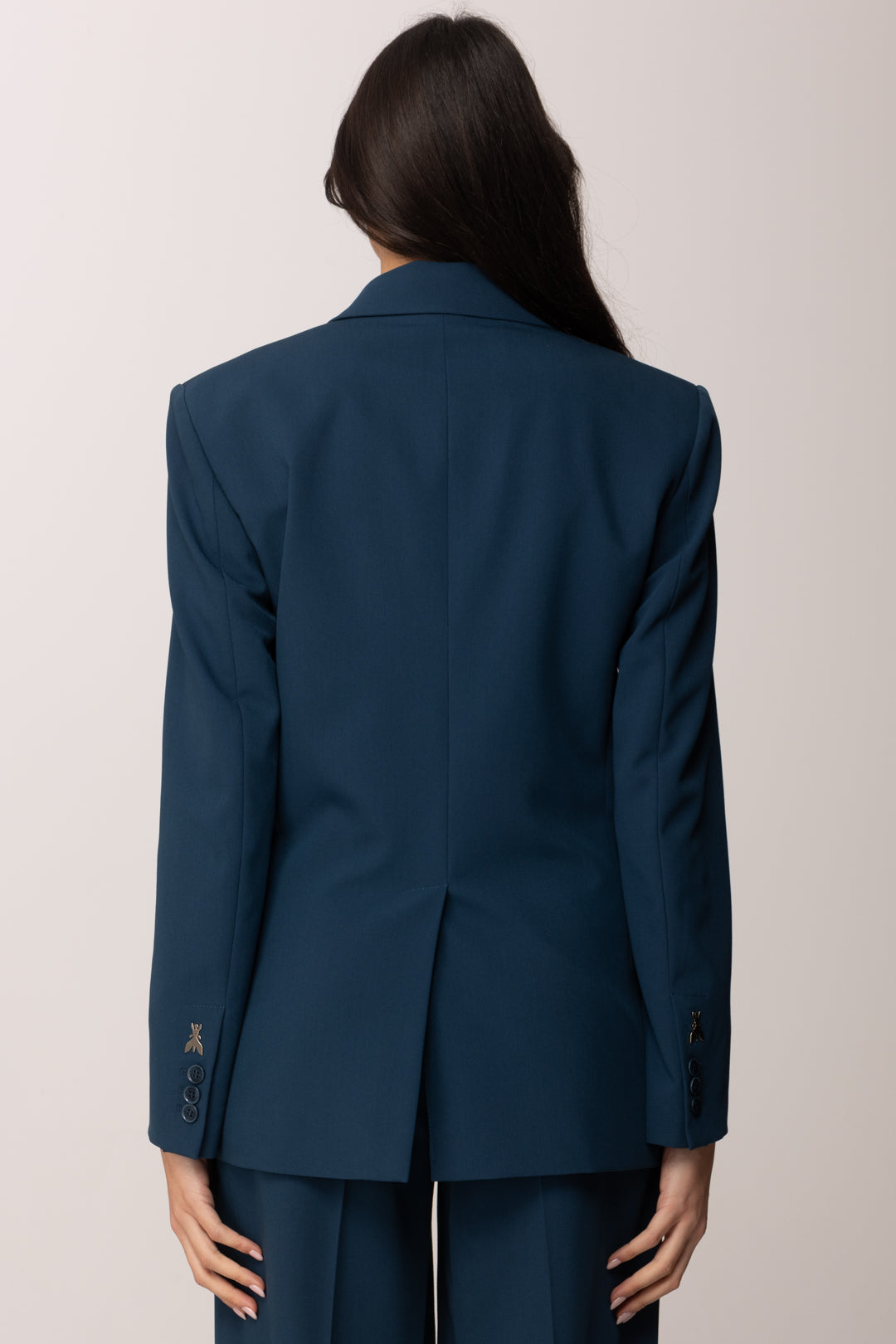 Patrizia Pepe Blazer Oversize Doppiopetto 8S0585 A498 LAGOON BLUE
