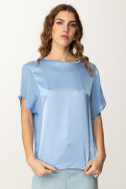 Manila Grace Blusa In Raso C037VU OXFORD