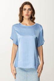 Manila Grace Blusa In Raso C037VU OXFORD