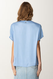 Manila Grace Blusa In Raso C037VU OXFORD