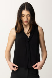 Patrizia Pepe Blusa Smanicata 2C1620 A8I1 NERO