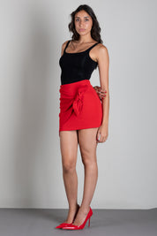 Elisabetta Franchi Body In Jersey Crêpe Leggero BO03966E2 NERO