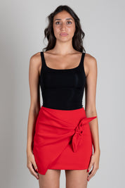 Elisabetta Franchi Body In Jersey Crêpe Leggero BO03966E2 NERO