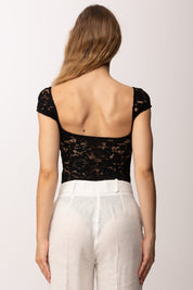 Khloe Femme Body In Pizzo con Scollo Romantico 2312 BLACK