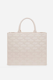 Elisabetta Franchi Bold Monogram Large Shopper BURRO