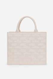 Elisabetta Franchi Bold Monogram Medium Shopper BURRO