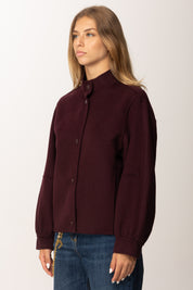 Twin-set Bomber Caban In Panno Double 252TP2071 WINETASTING