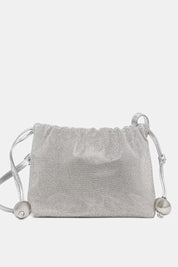 Patrizia Pepe Borsa a Secchiello Gioiello con Strass 2B0181 M017 SILVER/CRYSTAL