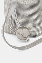 Patrizia Pepe Borsa a Secchiello Gioiello con Strass 2B0181 M017 SILVER/CRYSTAL