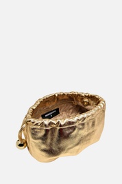 Patrizia Pepe Borsa a Secchiello In Pelle Metal con Coulisse 2B0161 L031 SOLAR GOLD