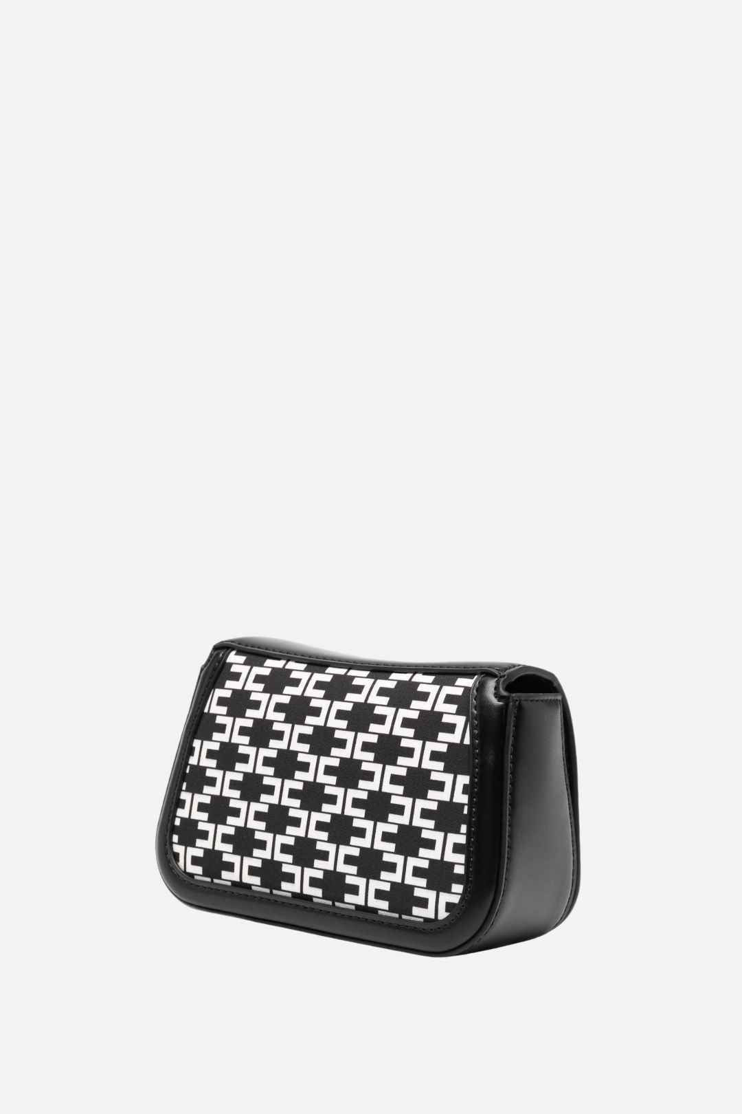 Elisabetta Franchi Bambina Borsa a Spalla con Motivo Monogram e Placca Logo EFBO119CGA039.D599