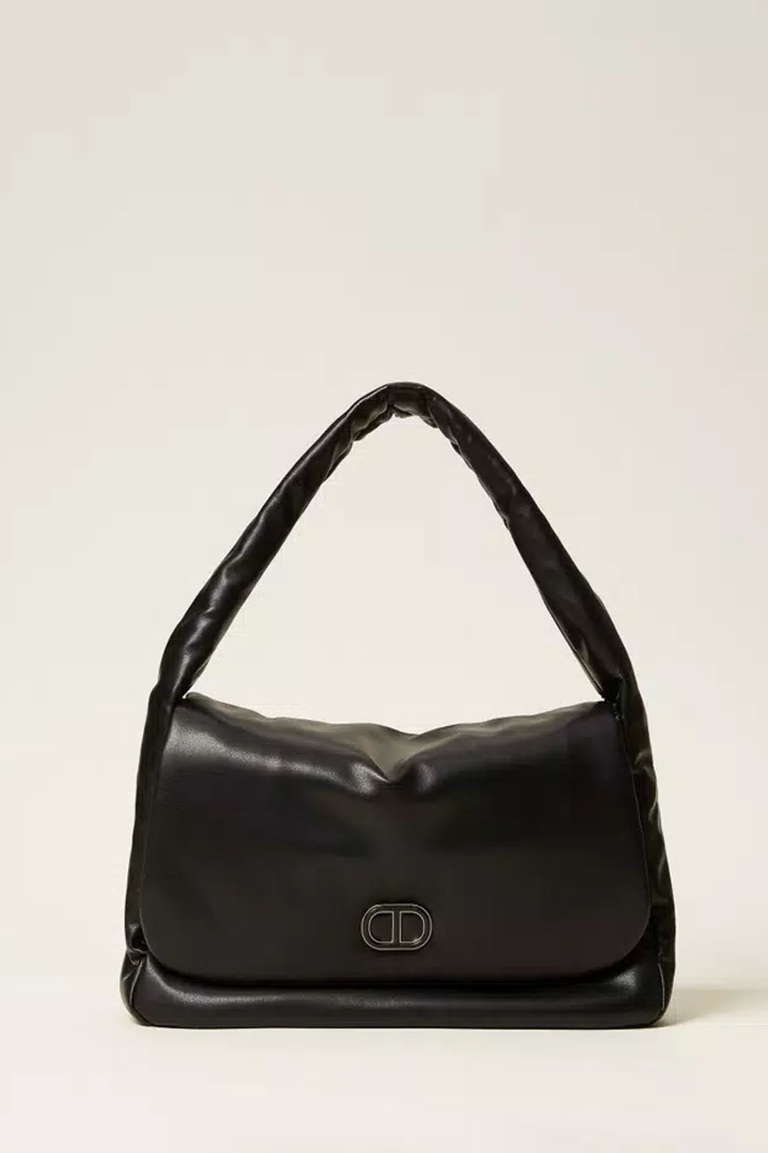 Twin-set Borsa a Spalla con Patta Grande 252TB7130 NERO