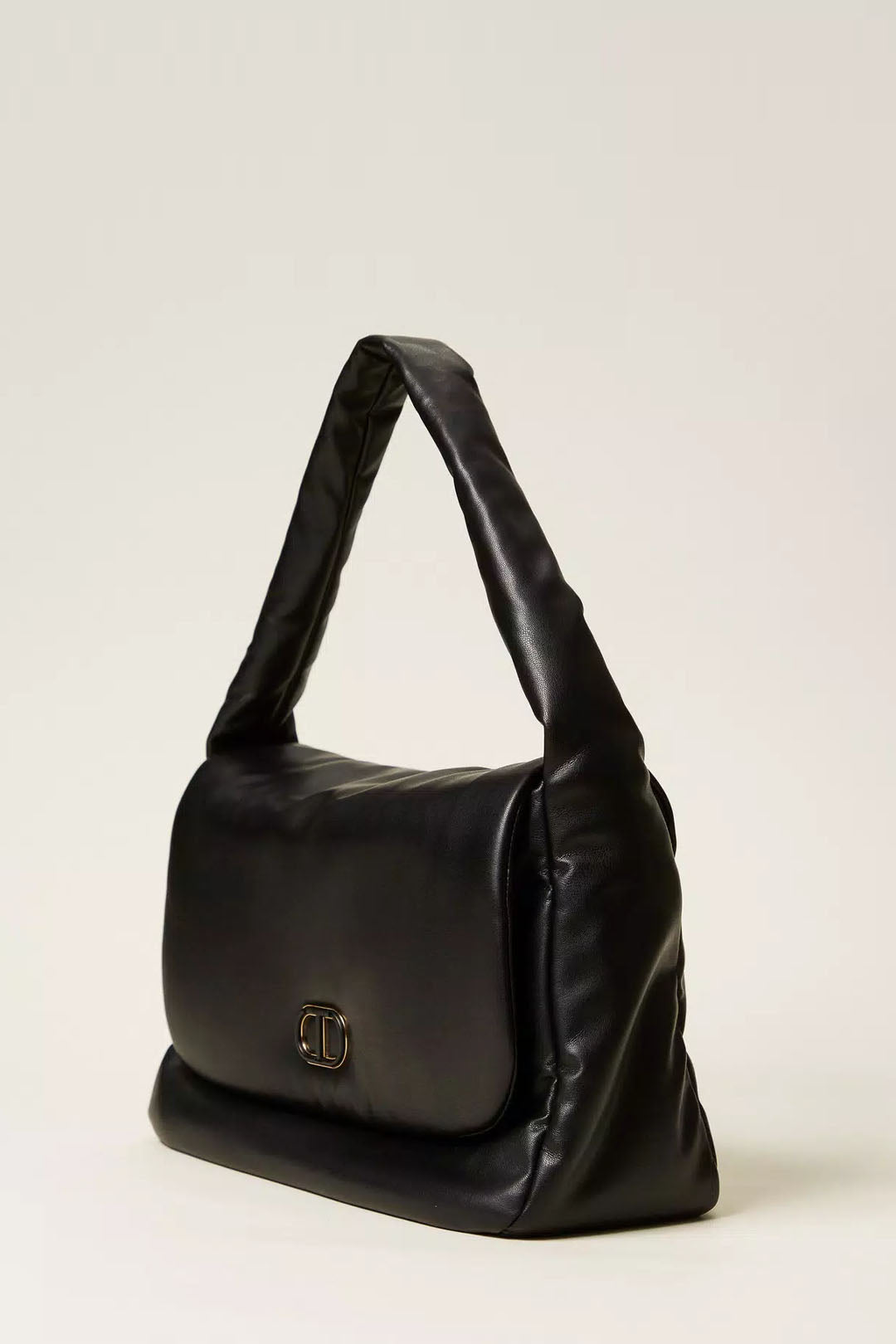 Twin-set Borsa a Spalla con Patta Grande 252TB7130 NERO