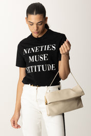 Elisabetta Franchi Borsa a Spalla In Pelle BS48N56E2 MILK