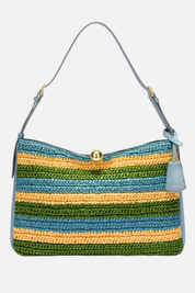 Furla Borsa a Spalla In Rafia Crochet Sfera l WB02043 BX4447 4500S
