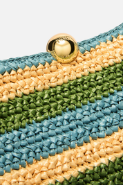 Furla Borsa a Spalla In Rafia Crochet Sfera l WB02043 BX4447 4500S