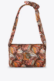 Kurt Geiger Borsa a Spalla In Raso con Stampa Butterfly 5586939689 BROWN/OTH