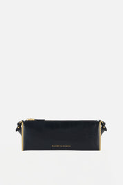 Elisabetta Franchi Borsa a Spalla Pelle con Stampa Lucertola BS15A66E2 NERO