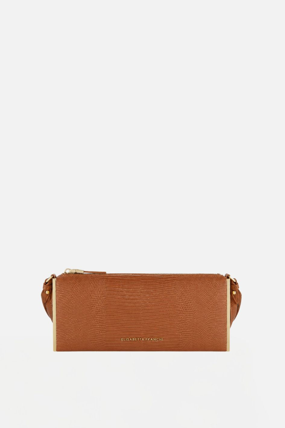 Elisabetta Franchi Borsa a Spalla Pelle con Stampa Lucertola BS15A66E2 SIGARO