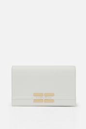 Elisabetta Franchi Borsa a Tracolla Compatta con Logo BURRO