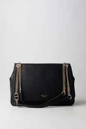 Twin-set Borsa a Tracolla con Catena Oro 252TB7062 NERO