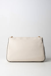 Twin-set Borsa a Tracolla con Catena Oro 252TB7062 PARCHMENT