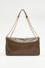 Twin-set Borsa a Tracolla con Catena Scorrevole 252TD8120 FANGO