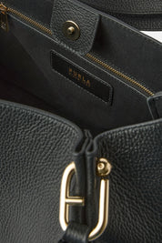 Elisabetta Franchi Borsa a Tracolla Effetto Pelle con Stampa Lucertola BS08A66E2 BLU NOTTE