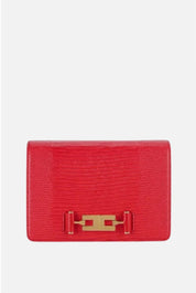 Elisabetta Franchi Borsa a Tracolla Effetto Pelle con Stampa Lucertola BS08A66E2 RED PASSION