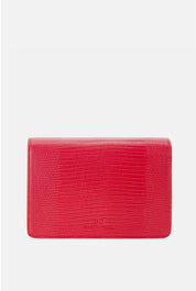 Elisabetta Franchi Borsa a Tracolla Effetto Pelle con Stampa Lucertola BS09A66E2 RED PASSION
