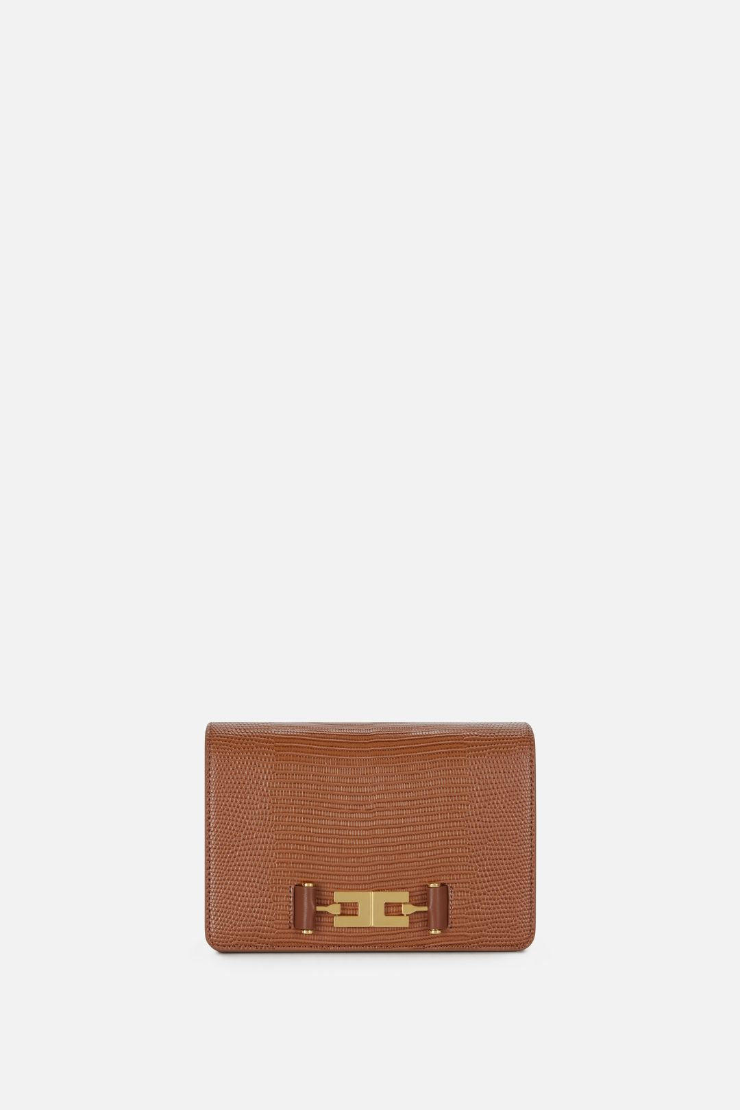 Elisabetta Franchi Borsa a Tracolla Effetto Pelle con Stampa Lucertola BS09A66E2 SIGARO