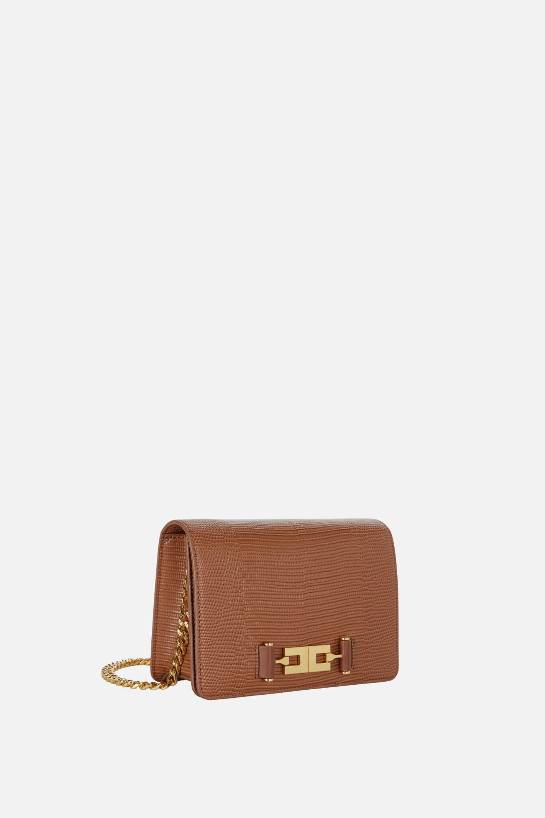Elisabetta Franchi Borsa a Tracolla Effetto Pelle con Stampa Lucertola BS09A66E2 SIGARO