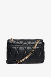 Twin-set Borsa a Tracolla Grande Trapuntata con Patta 252TB7053 NERO