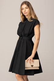 Elisabetta Franchi Borsa a Tracolla In Suede BS64A61E2 VANIGLIA