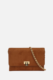 Elisabetta Franchi Borsa a Tracolla In Suede BS64A63E2 CUOIO