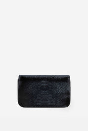 Elisabetta Franchi Borsa a Tracolla In Velluto con Stampa Cocco BS20A67E2 NERO