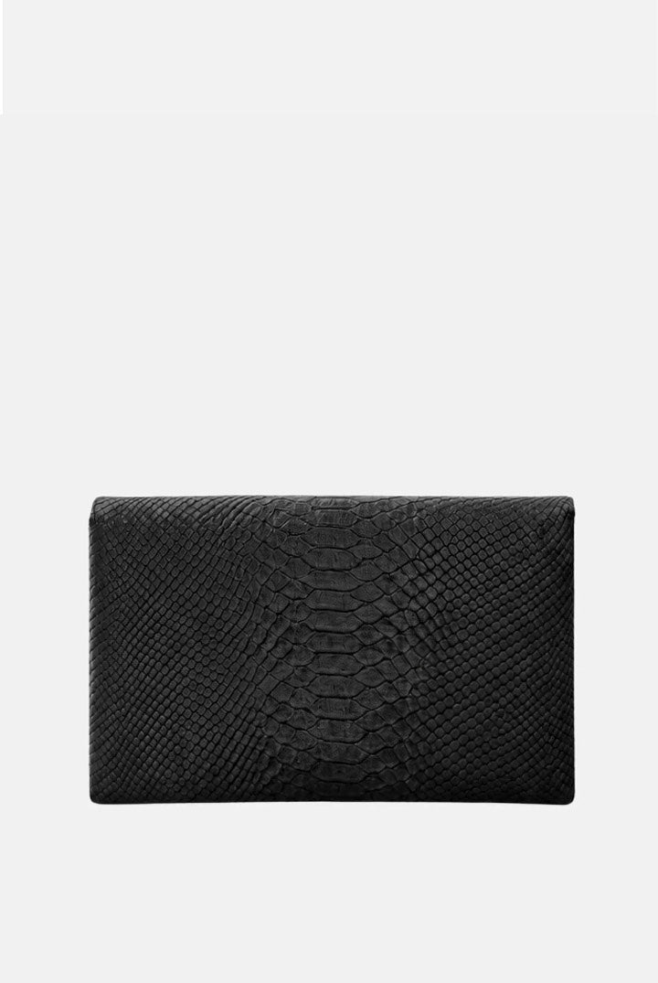 Elisabetta Franchi Borsa a Tracolla In Velluto con Stampa Cocco BS27A67E2 NERO