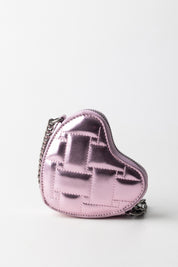 Kurt Geiger Borsa a Tracolla Micro Heart Metal 4029253979 PALE PINK