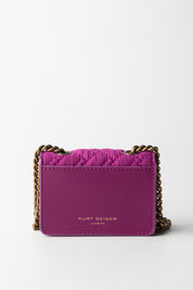 Kurt Geiger Borsa a Tracolla Micro Kensington In Suede 4029452979 FUCHSIA