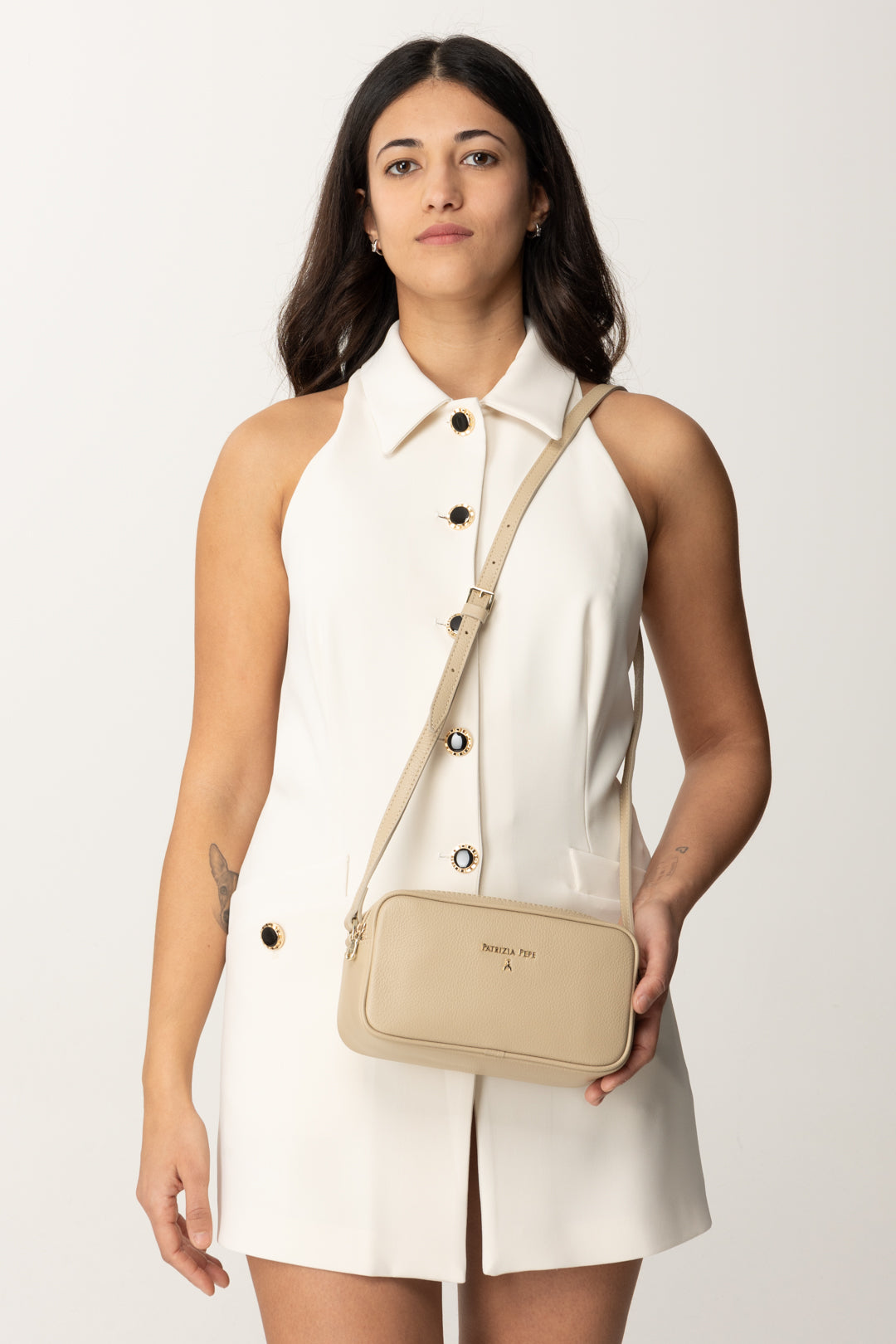 Patrizia Pepe Donna Borsa a Tracolla Multizip 8B0185 L001 OCEAN